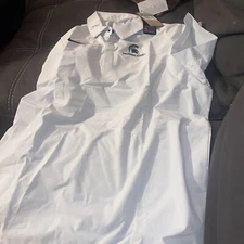Nike Michigan State University Spartans Mens Coach Performance Polo Shirt NEW XL