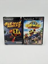Pac Man World 2 & Rally (Sony PlayStation 2, PS2 2002) W/ Manual CIB Complete