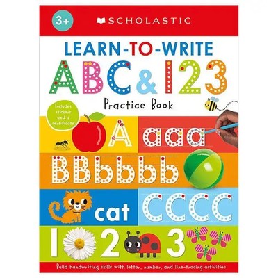 Learn to Write ABC & 123: Scholastic Early Learners (Workbook) | Scholastic