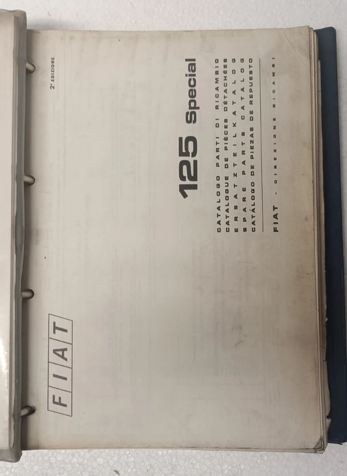 Catalogo parti di ricambio FIAT 125 SPECIAL manuale officina originale d'epoca - Immagine 3 di 4