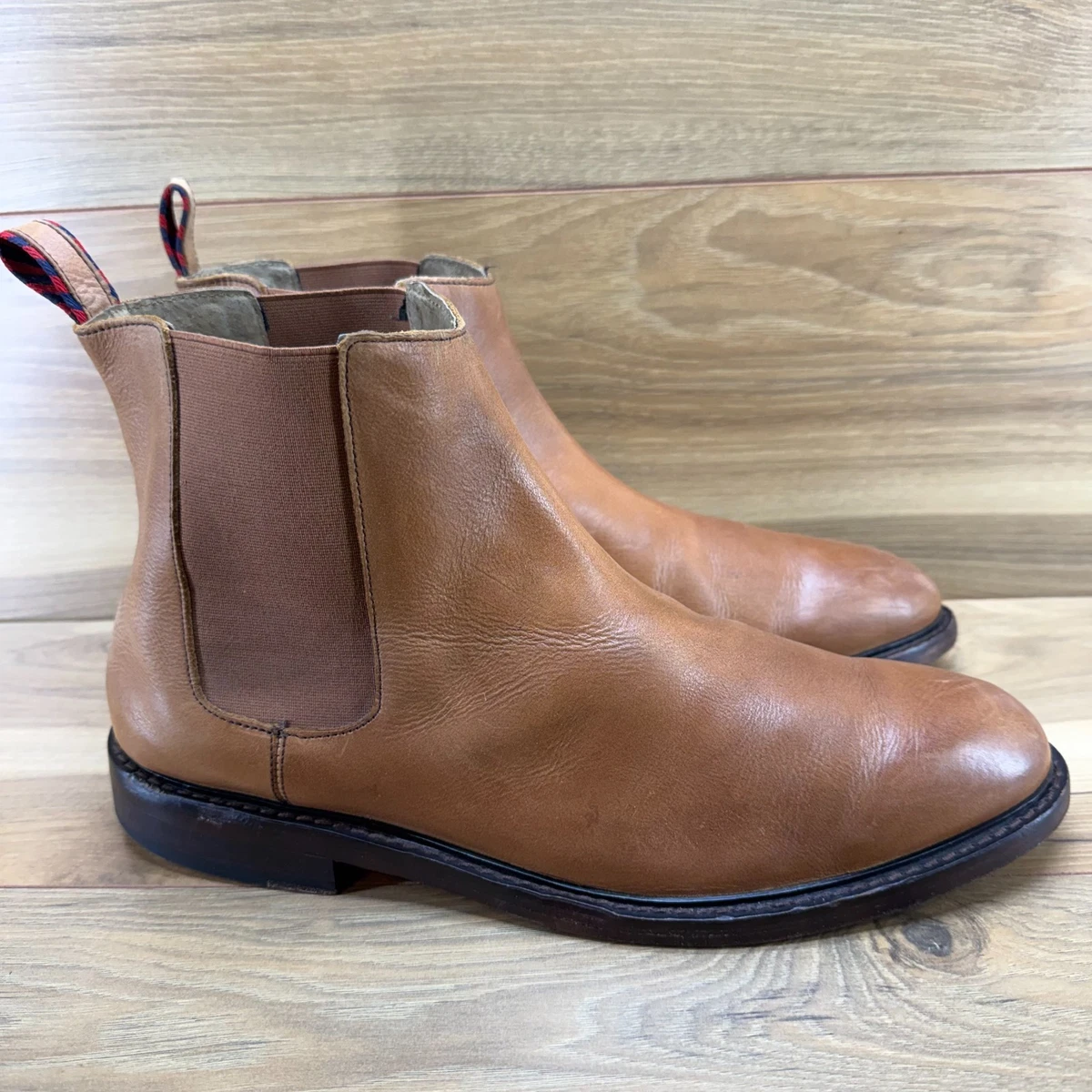 Polo Ralph Lauren Newent Chelsea Boots Mens 13 D Cognac Leather Business Casual Polo Ralph Lauren Bryson Calf Chelsea Boots Polo Brown at  main image 3