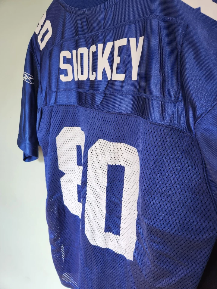 Camiseta deportiva REEBOK New York NY Giants Jeremy Shockey NFL jóvenes niños niños (L) Foto 4 de 4