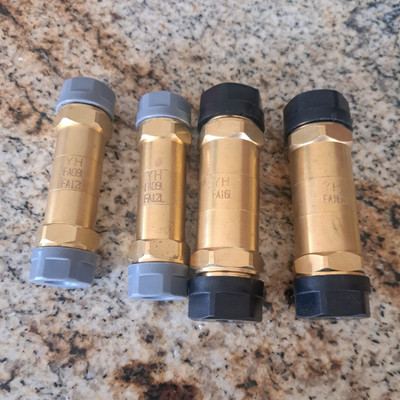 Mr Cool DIY couplers 3/8 and 5/8.