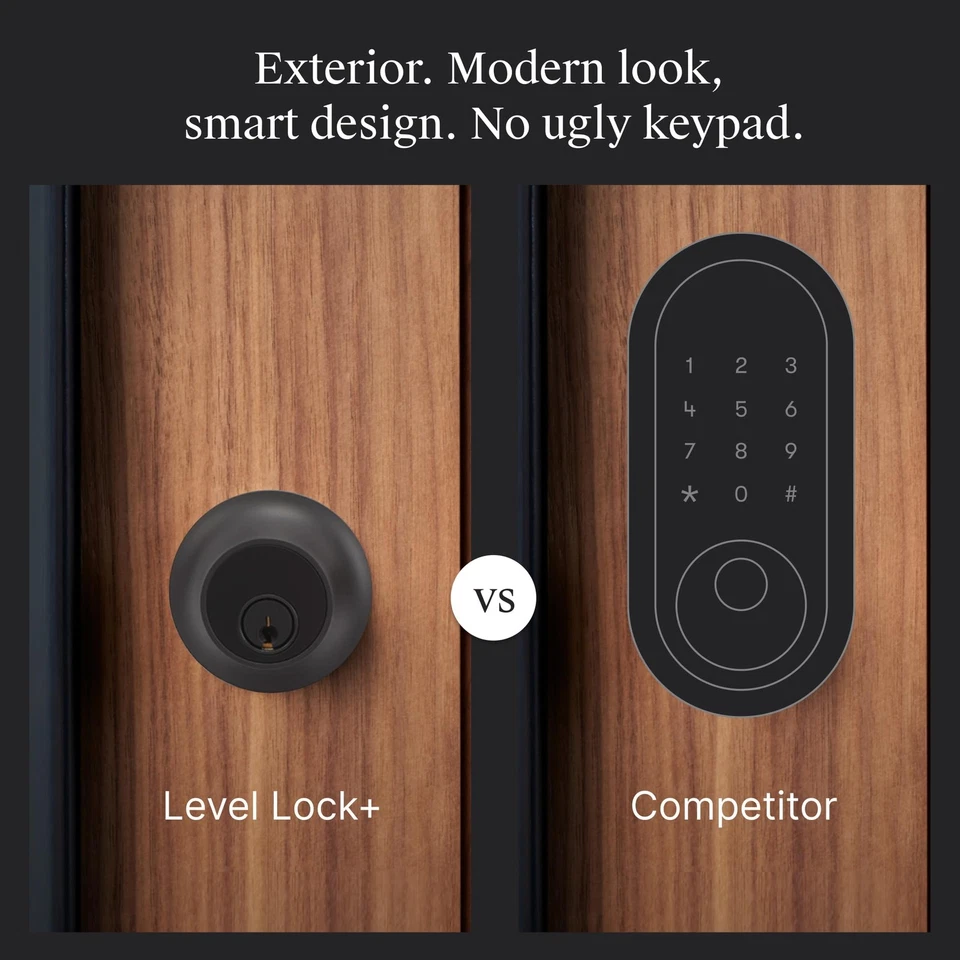 Smart Lock + WiFi Deadbolt - La cerradura inteligente más pequeña del mundo - Apple Home Key & Vo... Foto 2 de 4