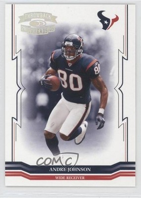 2005 Donruss Throwback Threads Silver Holofoil 125/150 Andre Johnson #59 HOF 0k0