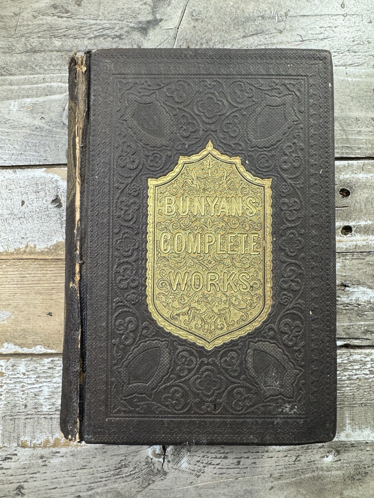 1866 Antique Classic Book “The Works of John Bunyan” Illustrated, 2-vol's-in-1