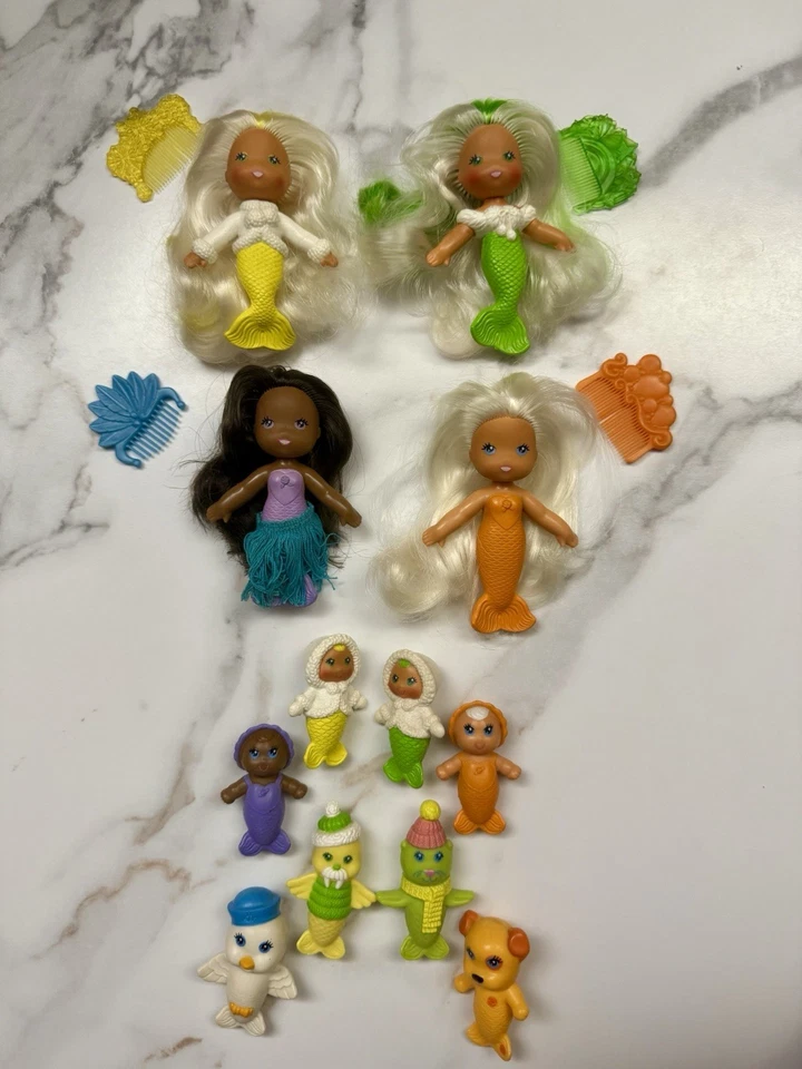 HUGE LOT Sea Wees Tropigals Icey Great Condition Vintage Mermaid Dolls 70’s 80’s - Image 2 of 4