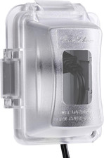 Bates- Weatherproof Electrical Outlet Cover, 1-Gang, Outdoor Plug Cover