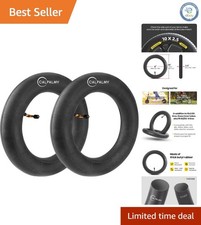 2-Pack Quality Inner Tubes 10x2.50 80/65-6 - Shock Absorbing Leak Resistant