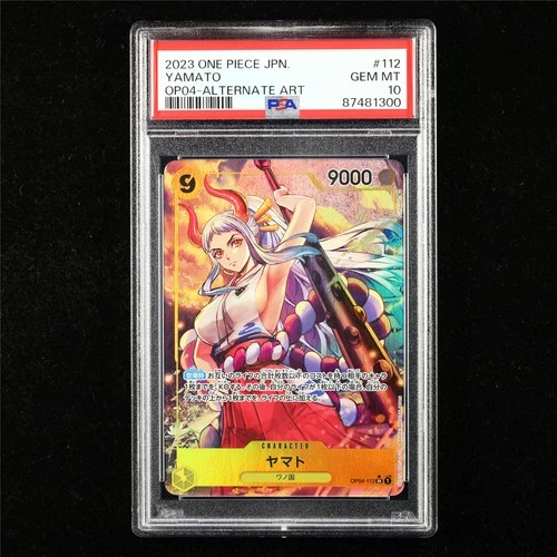 PSA 10 GEM MT 2023 One Piece JPN Yamato OP04-112 SR (Alt Art)
