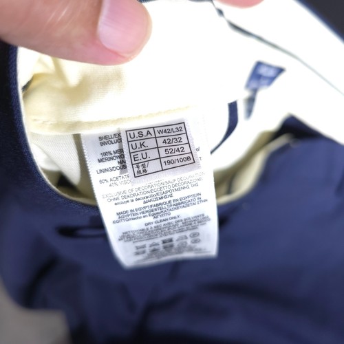 Brooks Brothers Explorer Pants Mens 42X32 Madison Fit Blue Plaid NEW NWT Solid - Bild 10 von 18