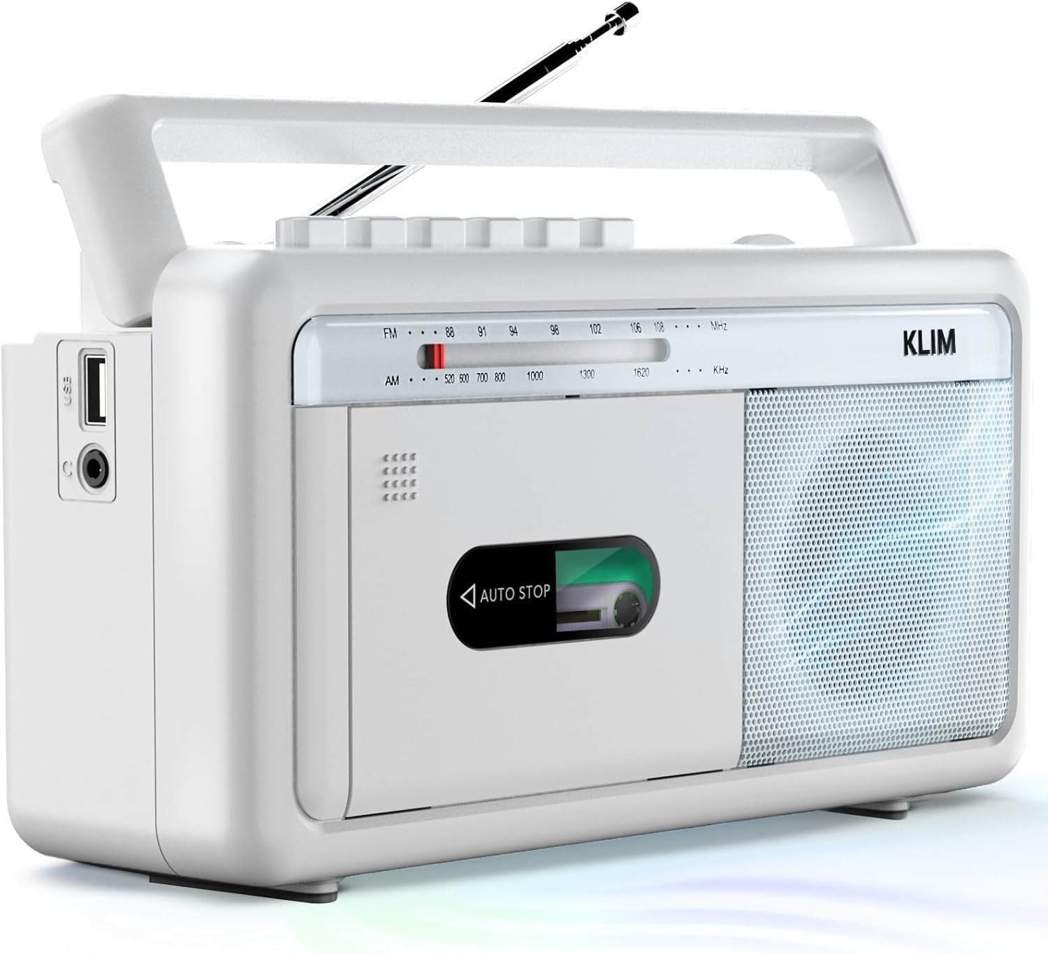 Stereo Portatile Vintage Bluetooth - Radio Registratore Cassette Design