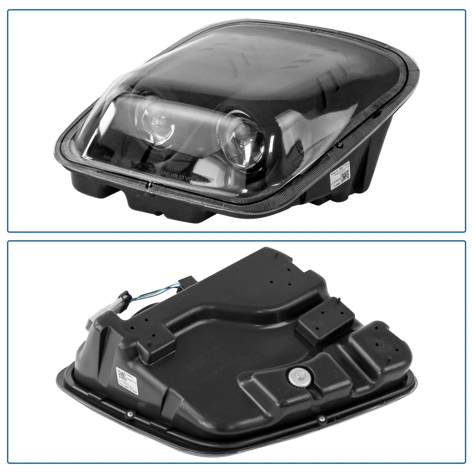 Replacement Projector Matte Black Headlights Lamps For 1997-2004 Chevy Corvette — 第 3/4 张图片