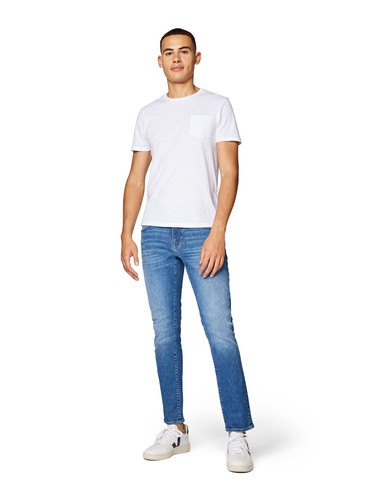 Mavi Herren Jeans Marcus Slim Straight Leg, Blau, W38 L38 - Bild 4 von 4