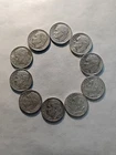 Lot of 10 - U.S. 90% Silver Roosevelt Dimes 1950-1964 PD+ S Mints $1 Face #21