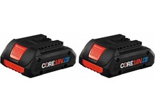 Bosch GBA18V40-2PK Professional Core 18V 4Ah Advanced Power Batteries 2-Pack