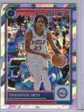 2023-24 Hoops Premium Stock Ice Prizm RC #50 Terquavion Smith Philadelphia 76ers