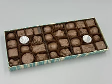 1950s FANNY FARMER Vintage STORE DISPLAY CANDY BOX Plaster Mold Chocolate