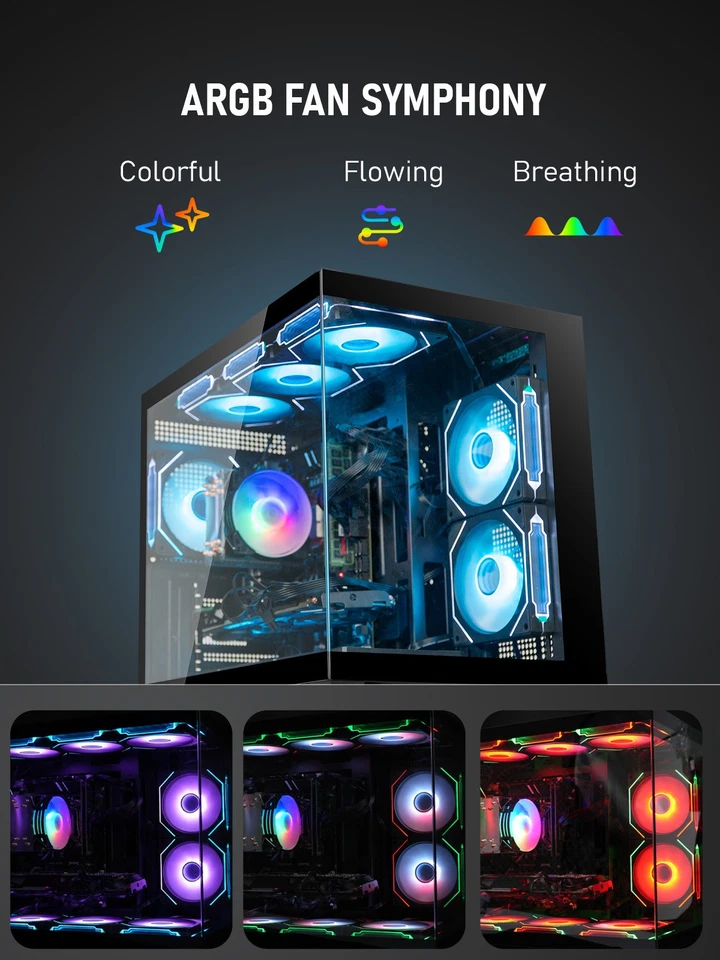 Gaming PC i7 Xeon E5 3.2GHz, GTX TITAN 12GB, 32GB RAM, 512GB SSD+1TB, Win11 - Image 4 of 4