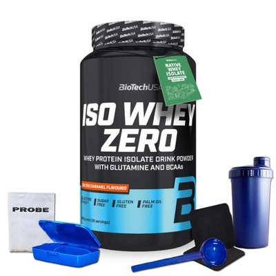 (53,74 EUR/kg) Biotech USA Iso Whey Zero Protein Whey Isolate 908g Dose + Bonus