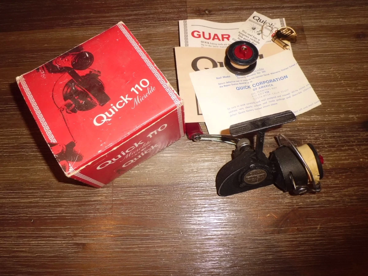 VTG D.A.M Quick 110 Microlite Fishing Reel W/ Box & Manual Left or Right Handed