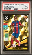 2023 PANINI ADRENALYN XL LALIGA EDICION LIMITADA LAMINE YAMAL PSA 9