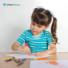 Soft Foam Pencil Grip for Kids and Adults, Open Slip Easy Insert Pen Paint Br...