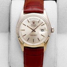 Rolex Day-Date Orologio Uomo Vintage 1803 36 Oro Bianco (1970) Mai Usato 15336483
