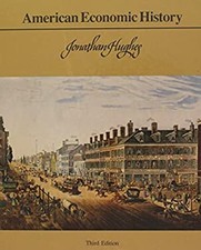 American Economic History Paperback Jonathan Hughes