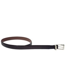 Onyx By Brighton Belt Mens Size 40 Brown Full Grain Embossed Leather USA