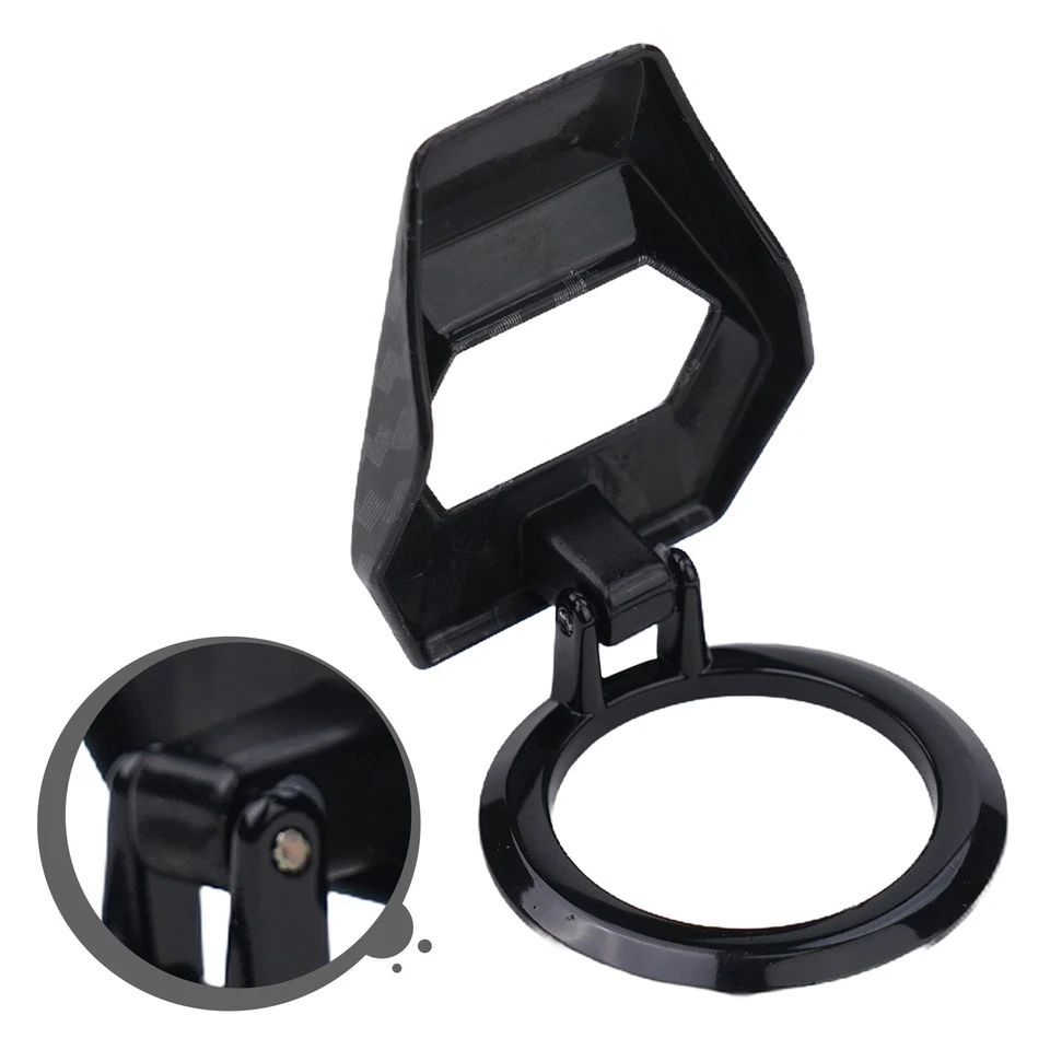 Cubierta Interruptor Botón Piezas Aleación Zinc 1Pieza Accesorios Fibra Carbono Negro Foto 3 de 4