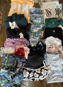 victoria secret clothing mix lot & Non brand swim NWT 230 pieces
