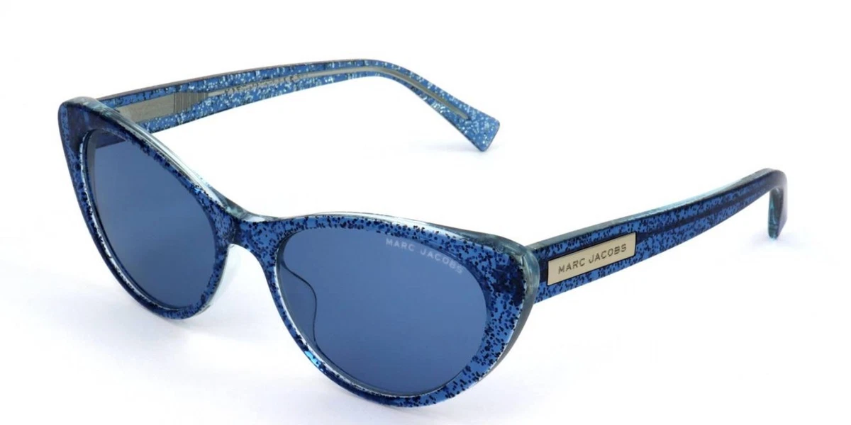 MARC JACOBS 
Blue Shaded Cat Eye Ladies Sunglasses Marc Jacobs MARC 697/S 086 08 Sunglasses Havana - eye-oo.com main image 2