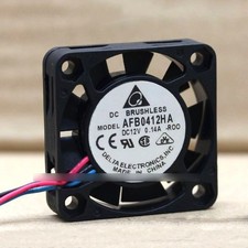 New Delta AFB0412HA 12V 0.14A 4010 4CM 3-wire double ball cooling fan QW