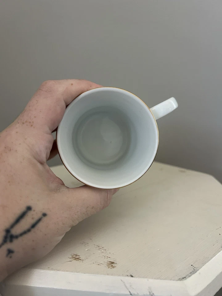 Taza de café/taza de té Otagiri Japón diseño Angela Ackerman fresa y flores Foto 4 de 4