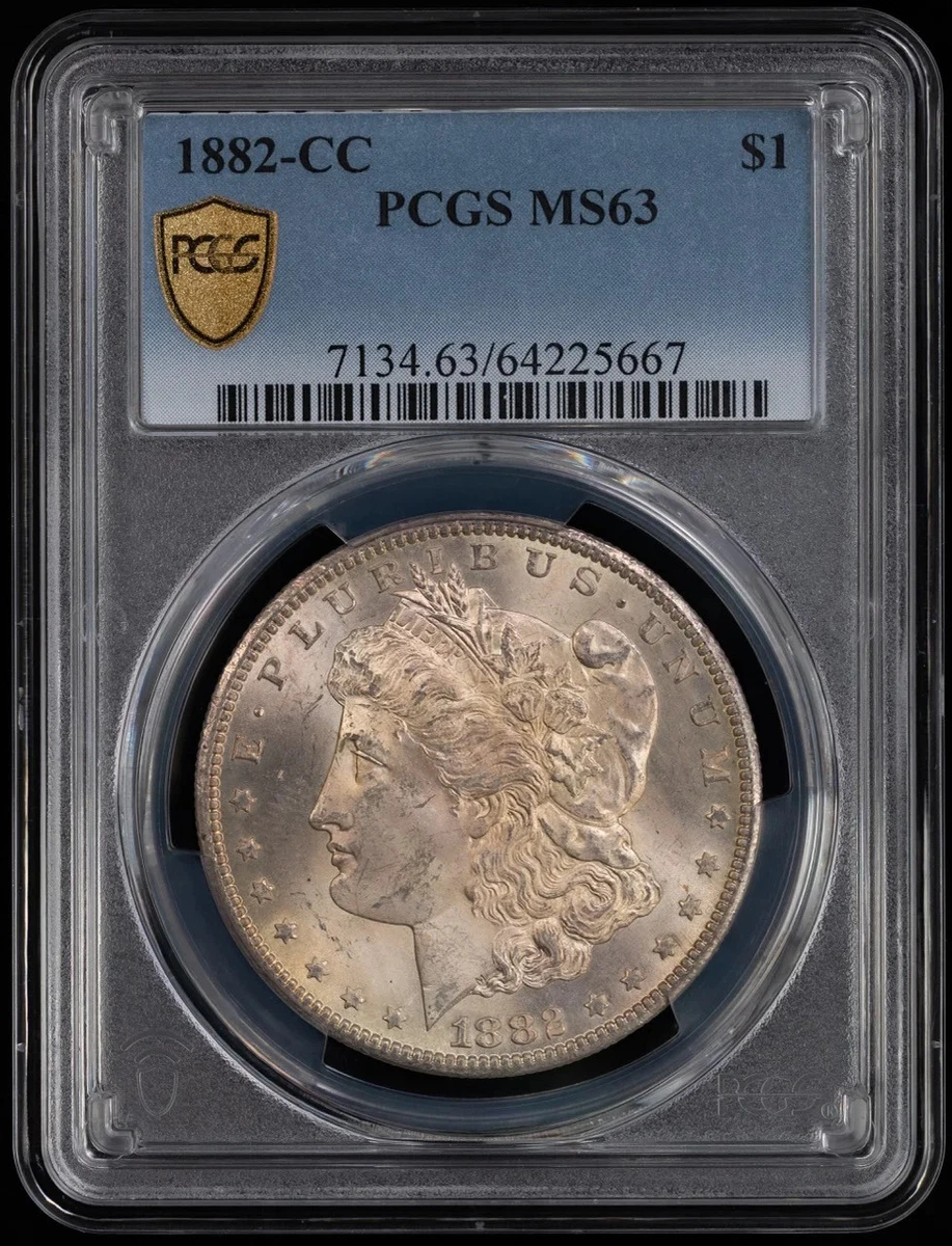 Carson City Grade MS 63 1882 Year Morgan US Dollars (1878-1921