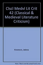 Classical and Medieval Literature Criticism Hardcover Jelena Kros