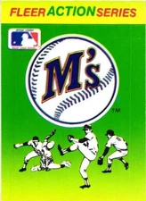 1990 Fleer Baseball MLB Stickers Seattle Mariners
