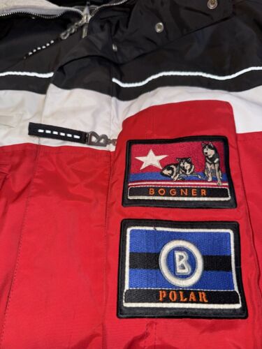 Mens Bogner Ski Suit One Piece Snowsuit Bib Snow Dogs Goan Thylmann Vtg Large 44 - Picture 11 of 23