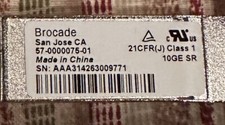 Brocade 57-0000075-01 10GE SR SFP Transceiver