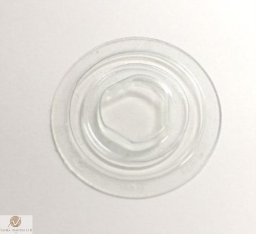 10 CD DVD Spiders Centres Middles Inserts Clear Self Adhesive Super Strong HQ - Afbeelding 4 van 16
