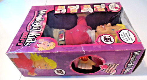 Mr. Wonderful Kids Girl Talking 12” Doll in Box w Wear -- Tested Works! - Picture 14 of 23