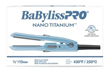 BaBylissPro Nano Titanium ½" Mini Flat Iron | BNT3050UC