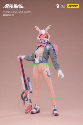 その他 JOYTOY FRONTLINE CHAOS RABBY 1/12 JOY TOY Frontline Chaos Rabby 1/12 Scale Figure Rabbit mask