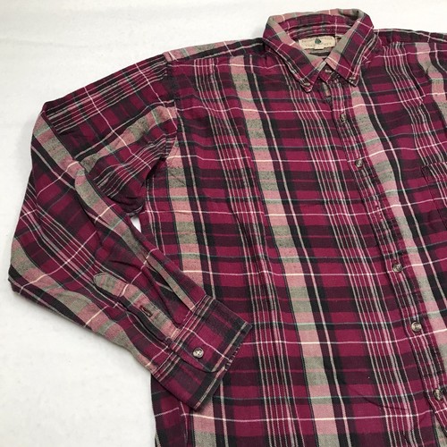 Y2K NORTHWEST TERRITORY Flannel Shirt Men L Violet Purple Plaid Grunge Outdoor - Picture 3 of 14
