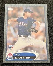 YU DARVISH 🔥 2012 TOPPS SERIES 2 BLACK SSP PARALLEL ROOKIE RC /61 - Padres  📈