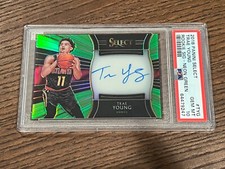 PSA 10 2018-19 Select Trae Young Neon Green Prizm RC Signatures Auto /99!