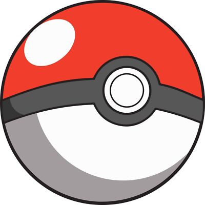Pokeball Pokemon Vinyl Decal Sticker - 3M USA Made For Cars, Helmets, Laptops, Walls