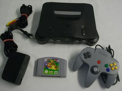 Nintendo 64 komplett mit Controller + Super Mario 64