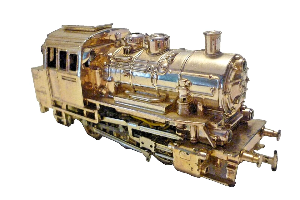 Märklin Modelleisenbahn Dampflok 3000 BR 89 DB H0 gold - Bild 4 von 4